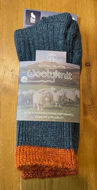 Socks (Mallard with Burnt Orange Tip)